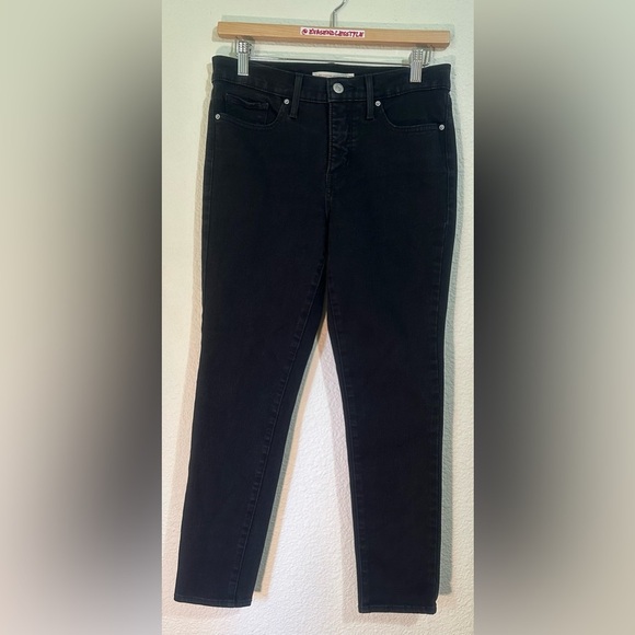 Levi’s Black Skinny Jeans SIZE 28 - Picture 1 of 4